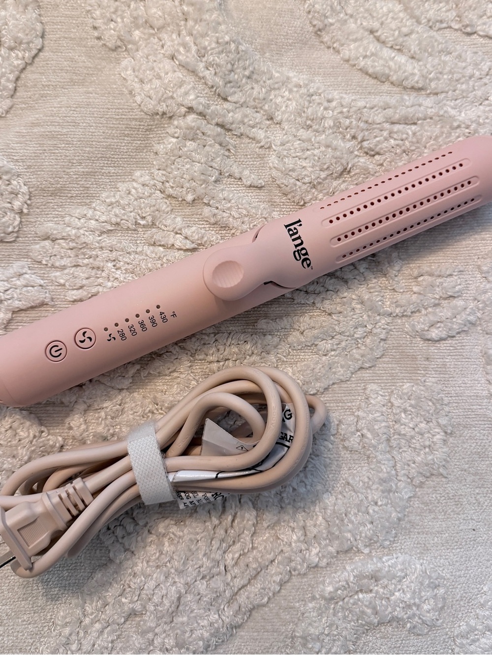 Lange Pink Ceramic Hair Styler Wand
